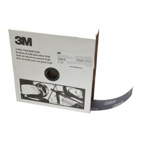 Main product image of 2" x 50 yd, Utility Cloth Roll 314D, P220 J-weight