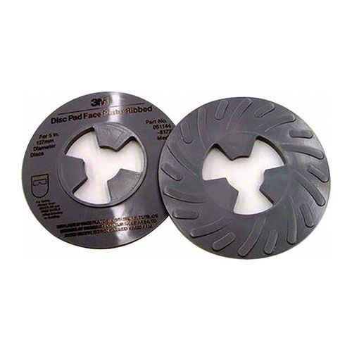 Main product image of Disc Pad Face Plate Ribbed 81734, 5" Medium Gray