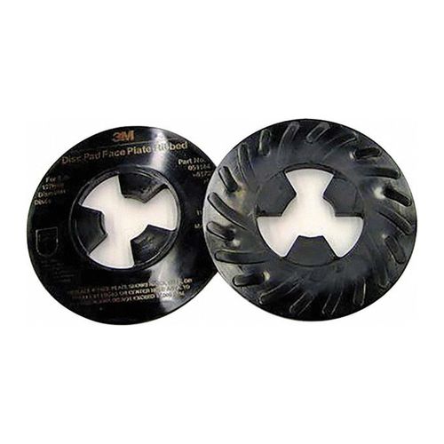Main product image of Disc Pad Face Plate Ribbed 81733, 5" Hard Black