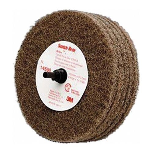 Main product image of 4" x 1-1/4", Scotch-Brite Roloc+ Cut and Polish Disc D5, C5-ZR, A/O Medium