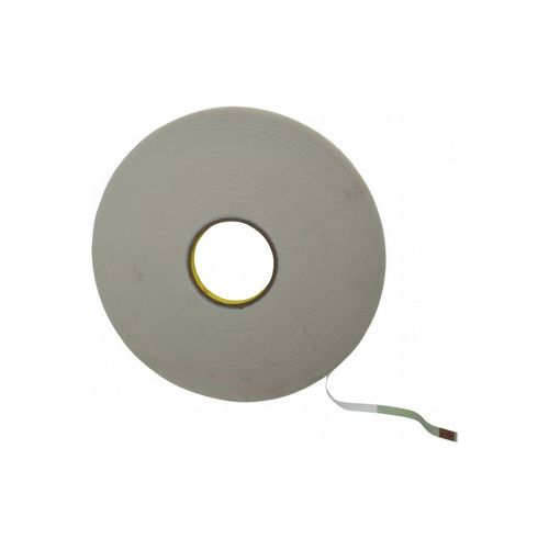 Main product image of 1/2" Wide 1/16" Thick Rubber Adhesive White Double-Sided Polyethylene Foam Tape, 7000123593