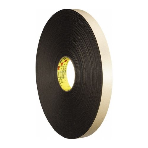 Main product image of 3/4" x 72 yd, Black, Double Coated Polyethylene Foam Tape 4492B, 31 mil