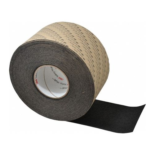 Main product image of 4" x 60' ft. Vinyl Black, Anti-Slip Surface, Floor & Aisle Marking Tape