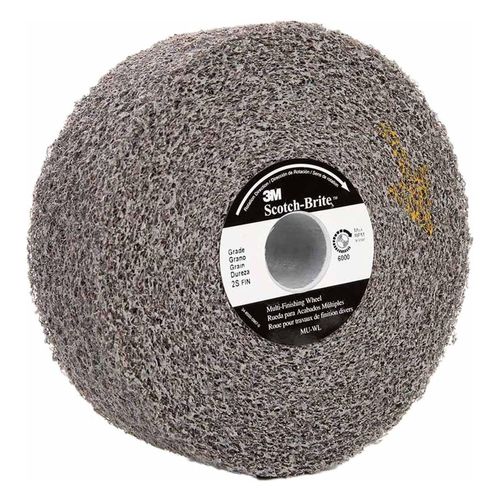 Main product image of 6" x 1" x 1", Scotch-Brite Multi-Finishing Convolute Wheel, MU-WL, 2S Fine