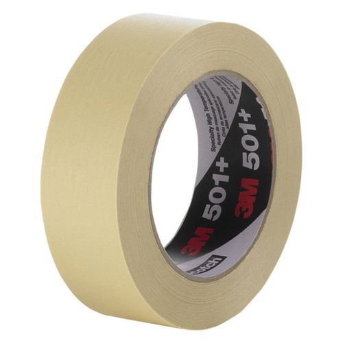 Main product image of 72 mm x 55 m, Tan, Specialty High Temperature Masking Tape 501+, 7.3 mil