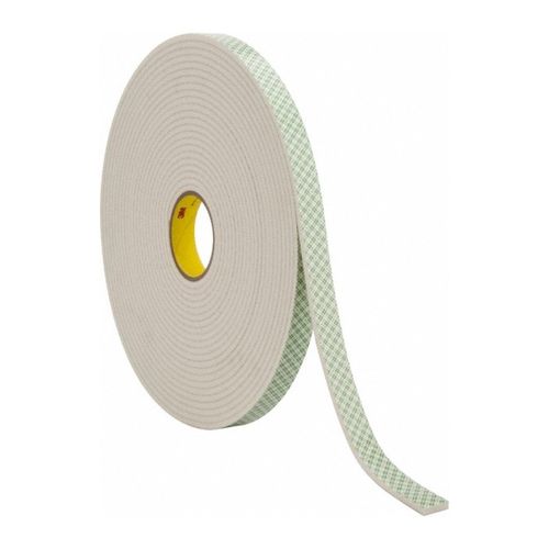 Main product image of 1" x 18 yd, Double Coated Urethane Foam Tape 4004, Off White, 250 mil
