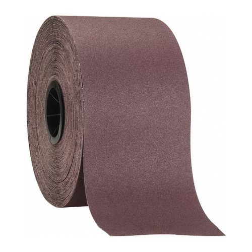 Main product image of 6" x 50 yd 80 Grit Alum. Oxide Shop Roll Med Grade, X Weighted Cloth Backing