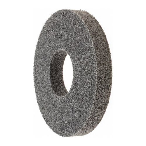 Main product image of 8" dia, 1" Face Width, 3" Hole, Density 2, Silicon Carbide Soft Grade, Unitized Wheel Deburring Wheel