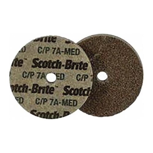 Main product image of 4" x 1/4" x 1/4", Scotch-Brite Cut and Polish Unitized Wheel, CP-UW, 7A Medium