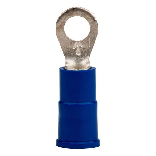 Main product image of Partially Insulated, 16 to 14 AWG, Crimp Connection Circular Ring Terminal (Pack of 100), 7010397279