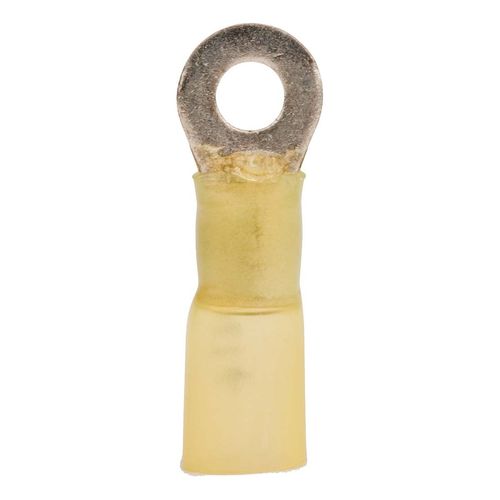 Main product image of Partially Insulated, 12 to 10 AWG, Crimp Connection Circular Ring Terminal (Pack of 25), 7010397416