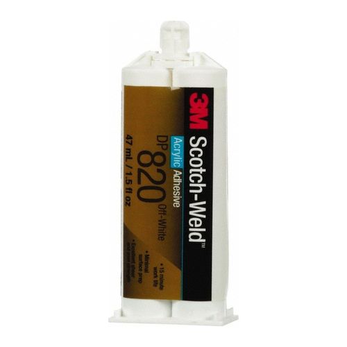 Main product image of Scotch-Weld Acrylic Adhesive DP820, Off-White, 48.5 mL Duo-Pak