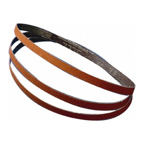 Main product image of 6" x 132" Long, 36 Grit, Alum. Oxide Very Coarse Grade, Coated, Cloth Backing, Series 341D Abrasive Belt