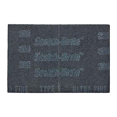 Main product image of 6" x 9", Gray, Scotch-Brite Hand Pad 7448 Pro, PO-HP, SiC Ultra Fine (Pack of 20)