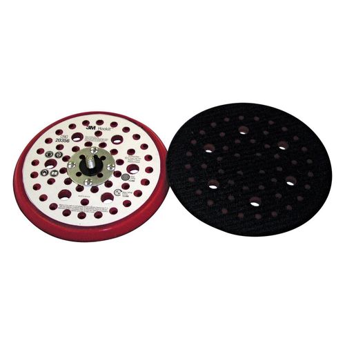 Main product image of Xtract Low Profile Back-up Pad, 20356, 6" x 3/8" x 5/16"-24 External, 52 Holes, Red Foam