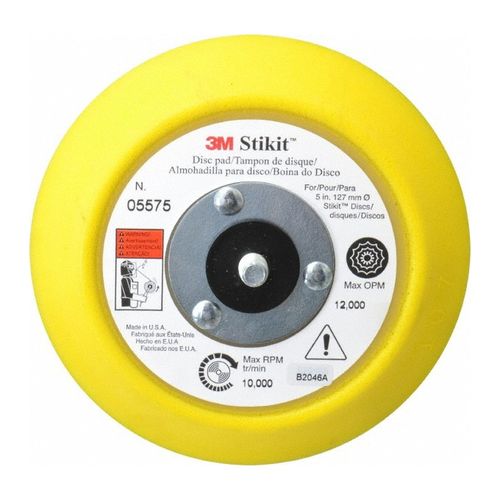 Main product image of Adhesive & PSA 5/16-24 Thread, 3/4" Shank, Male Thread, 10,000 Max RPM, Disc Backing Pad