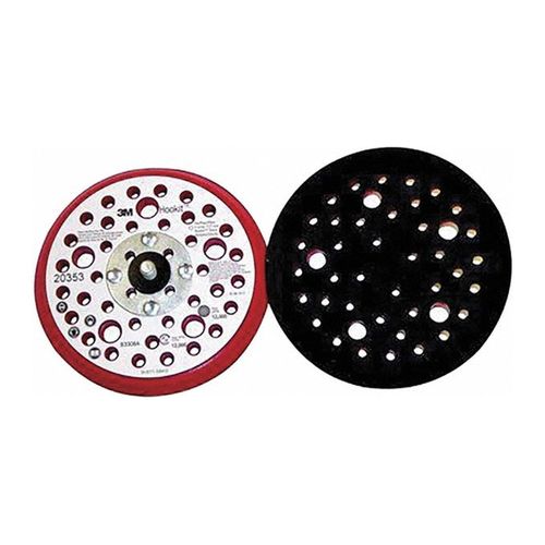 Main product image of Xtract Low Profile Back-up Pad, 20353, 5" x 3/8" x 5/16"-24 External, 44 Holes, Red Foam