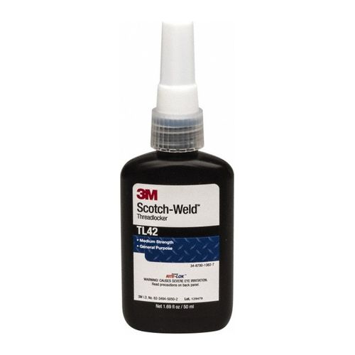 Main product image of Blue, Scotch-Weld Threadlocker TL42, 50 mL Bottle