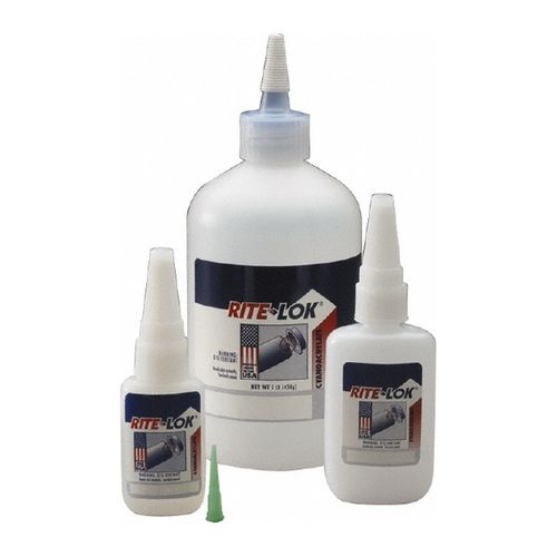 Main product image of 1 lb Bottle, 10 To 60 Sec Working Time, 24 Hr Full Cure Time, Adhesive Glue (Clear)