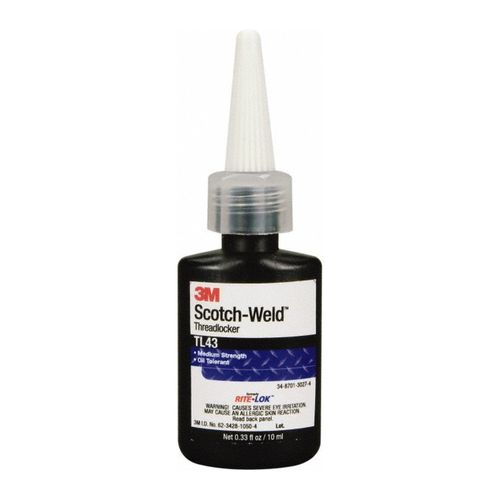 Main product image of Blue, Scotch-Weld Threadlocker TL43, 10 mL Bottle
