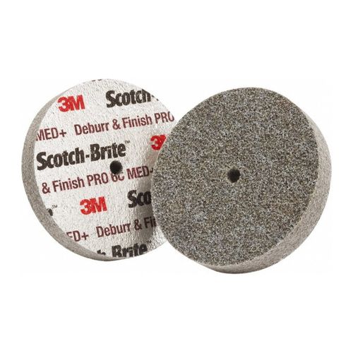 Main product image of 3" x 3/4" x 1/4", Scotch-Brite Deburr & Finish PRO Unitized Wheel, DP-UW, 6C Medium+