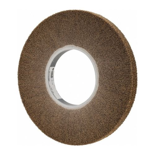 Main product image of 12 x 1" Alum. Oxide Unmounted Flap Wheel Nonwoven, Med Grade, 5" Center Hole, 2,700 Max RPM