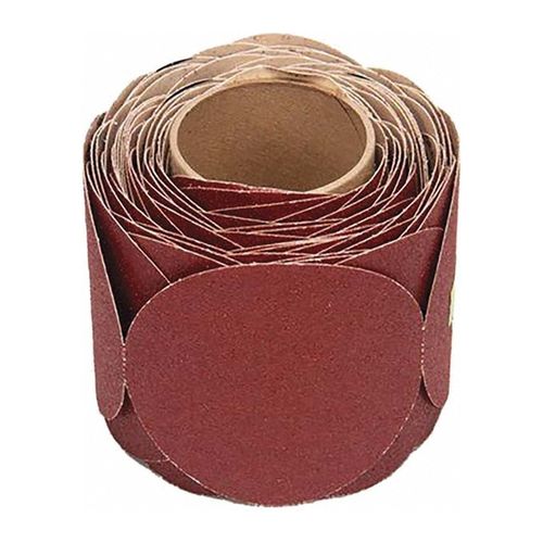 Main product image of Stikit Paper Disc Roll 763U, 80 F-weight, 5" x NH, Die 500X (Pack of 100)