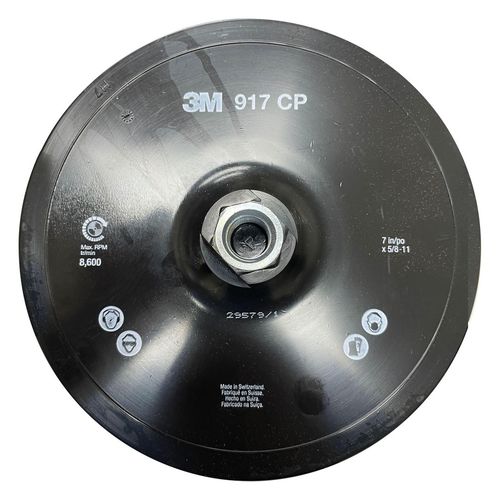 Main product image of 7" dia, Hook & Loop 8,600 Max RPM, Disc Backing Pad