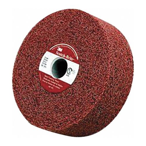 Main product image of 6" x 2" x 1", Scotch-Brite Metal Finishing Convolute Wheel, MF-WL, 5A Coarse