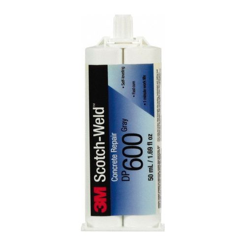 Main product image of Gray, Scotch-Weld Concrete Repair DP600, Self-Leveling, 48.5mL Duo-Pak