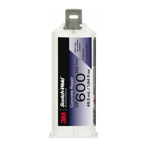 Main product image of Gray, Scotch-Weld Concrete Repair DP600NS, Non-Sag, 48.5mL Duo-Pak