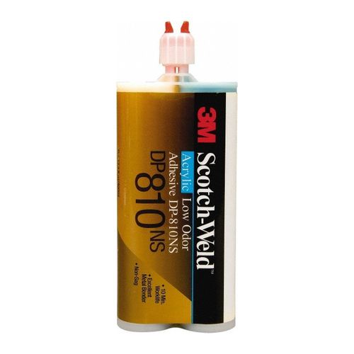 Main product image of Tan, Scotch-Weld Low Odor Acrylic Adhesive DP810NS, 48.5 mL Duo-Pak
