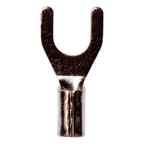 Main product image of Non-Insulated, #10 Stud, Crimp Standard Fork Terminal (Pack of 1000)