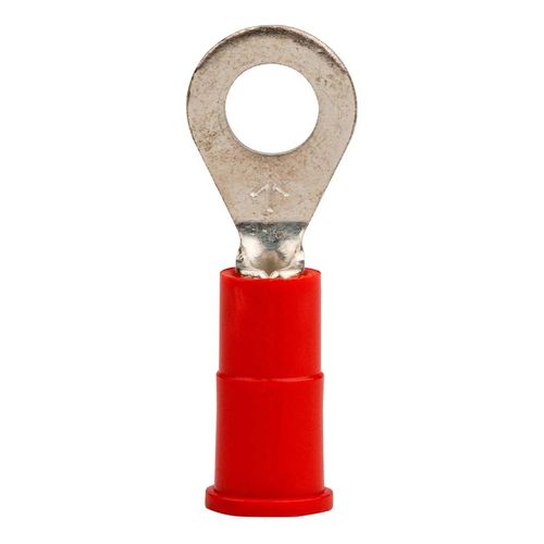 Main product image of Partially Insulated, 22 to 18 AWG, Crimp Connection Circular Ring Terminal (Pack of 100), 7100164984