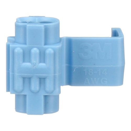 Main product image of 22 to 16 AWG, IDC, Run & Tap Quick Splice Connector, Blue (Pack of 100)