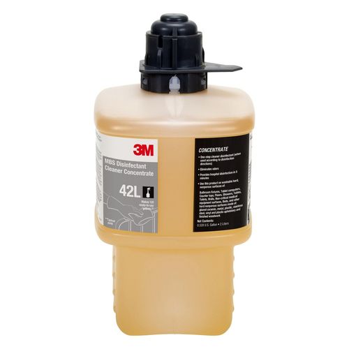 Main product image of 2 Liter, MBS Disinfectant Cleaner Concentrate 42L, Gray Cap (Pack of 6)