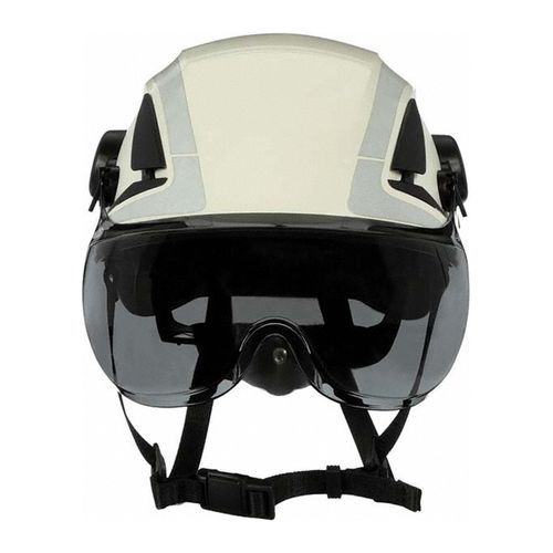 Main product image of X5-SV02 Short Visor for X5000 Safety Hard Hat, Grey Anti-Fog Anti-Scratch Polycarbonate, ANSI