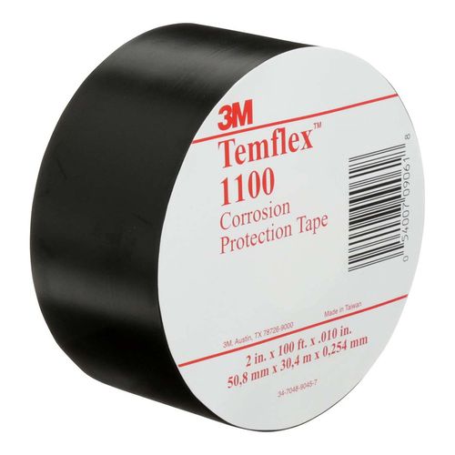 Main product image of 2" x 100', Black, Electrical Tape 1100, 10 mil, 7000005813