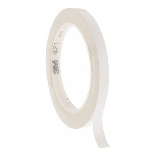 Main product image of 3/8" x 108', Safety Stripe Tape 766, White, 5.2 mil, 7000048389