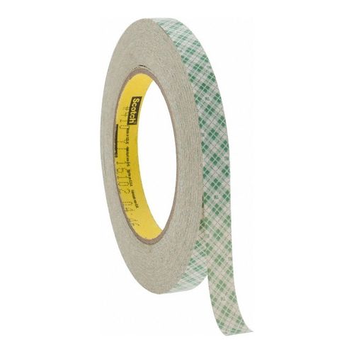 Main product image of 1/2" Wide, 36 yd Long, 5 mil Thick, Rubber Adhesive Continuous Roll, Series 410M, Natural Double-Sided Paper Tape, 7000049272