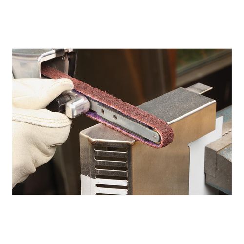 Main product image of 1/2" x 24" Long Alum. Oxide Med Grade Non-Woven Abrasive Belt Series DF-BL, 7000121129