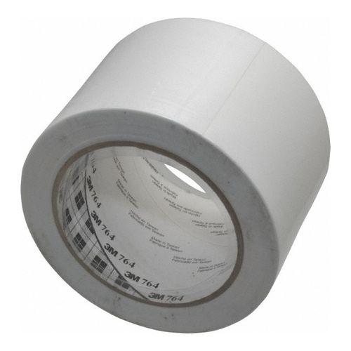Main product image of 3" x 108', Safety Stripe Tape 766, White, 5 mil, 7000123865