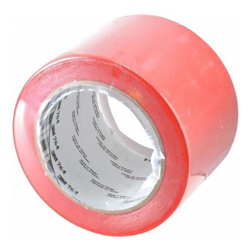 Main product image of 3" x 108', Safety Stripe Tape 766, Red, 5 mil, 7000123885