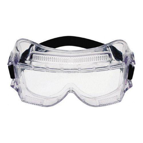 Main product image of Safety Goggles, Clear Polycarbonate Lens, Direct Vent, Clear Frame, 7000127564