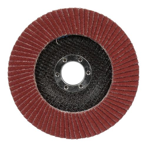 Main product image of 7/8" Hole, 80 Grit, Ceramic, Type 27 Coated, Medium Grade, Cloth-Backed, 12,000 RPM, Flap Disc, 7000148200