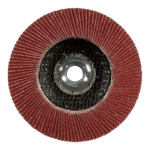 Main product image of 5/8-11 Hole, 80 Grit, Ceramic, Type 27 Coated, Medium Grade, Cloth-Backed, 13,300 RPM, Flap Disc, 7010294535