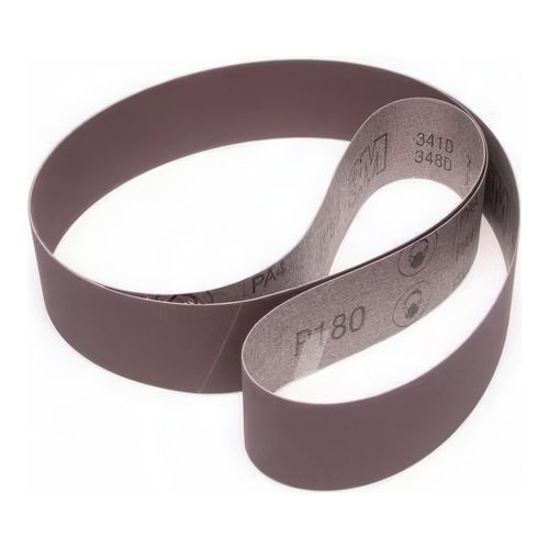 Main product image of 3" x 120" Long 80 Grit Alum. Oxide Abrasive Belt Series 341D, 7010307959