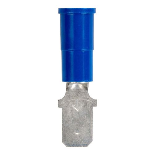 Main product image of Male, Vinyl, 16-14 AWG, 1/4" Tab Width Wire Disconnect, Blue, 7010349262
