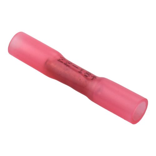 Main product image of Fully Insulated Heat Shrink, Crimp-On Connection Butt Splice Terminal, Red, 7010349267