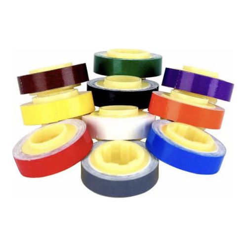Main product image of 8' Long x 0.215" Wide, Polyester Film, Write On Tape Refills Multicolor Background, Self Adhesive, Blank, 7010351115